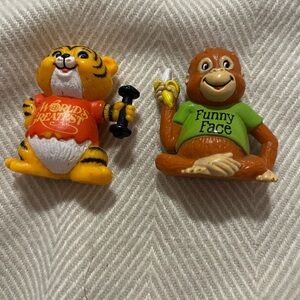 1980's Shirt Tales PVC Figures LJN Toys Vintage Tyg & Bogey Set Of 2